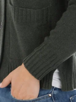 7.1 Settepuntouno | Cardigan Donna Boxy in Lana Merino><noscript><img width=