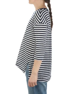 7.1 Settepuntouno | Maglia Donna a Barchetta a Righe>Donna T-Shirts