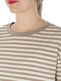 7.1 Settepuntouno | Maglia Donna a Barchetta a Righe><noscript><img width=