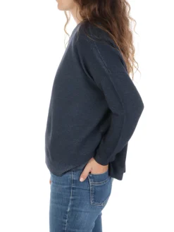 7.1 Settepuntouno | Maglia Donna Boxy in Lana Merino>Donna Maglie