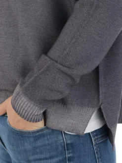 7.1 Settepuntouno | Maglia Donna Boxy in Lana Merino><noscript><img width=