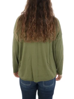 Absolut Cashmere | T-Shirt Manica Lunga Scollo a V>Donna T-Shirts