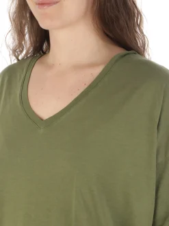 Absolut Cashmere | T-Shirt Manica Lunga Scollo a V><noscript><img width=