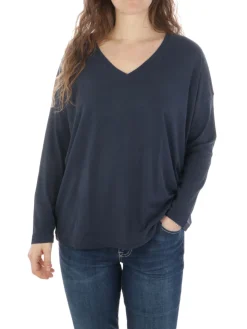 Absolut Cashmere | T-Shirt Manica Lunga Scollo a V>Donna T-Shirts
