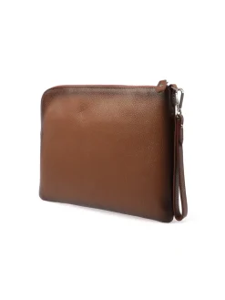 Alberto Luti | Pochette Uomo Anticata in Pelle>Uomo Borse E Zaini