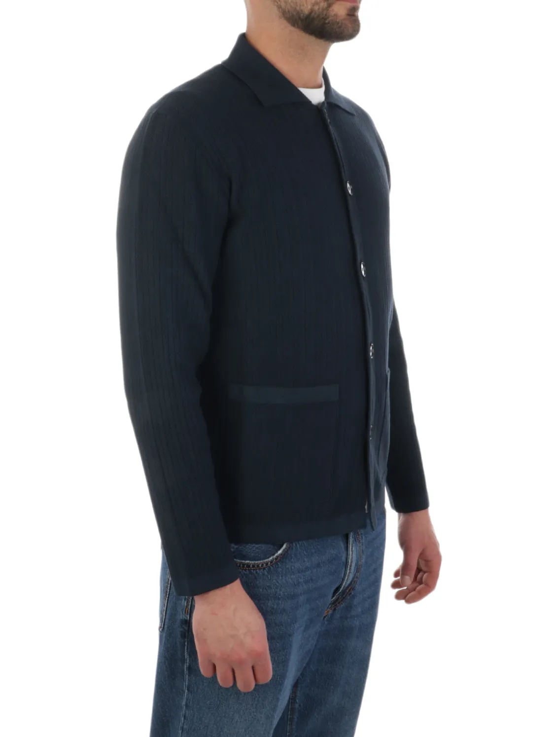 Altea | Cardigan Uomo in Cotone Jacquard>Uomo Maglie