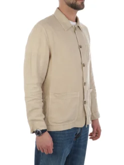 Altea | Overshirt Uomo Constantin in Lino>Uomo Camicie