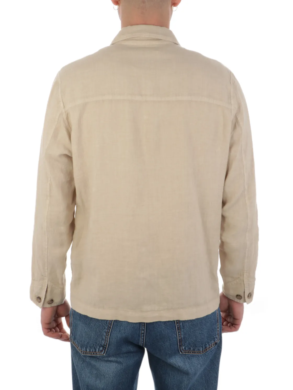 Altea | Overshirt Uomo Constantin in Lino>Uomo Camicie