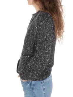 Anneclaire | Cardigan Donna in Cotone Melange>Donna Maglie