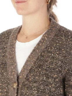 Anneclaire | Cardigan Donna con Paillettes><noscript><img width=