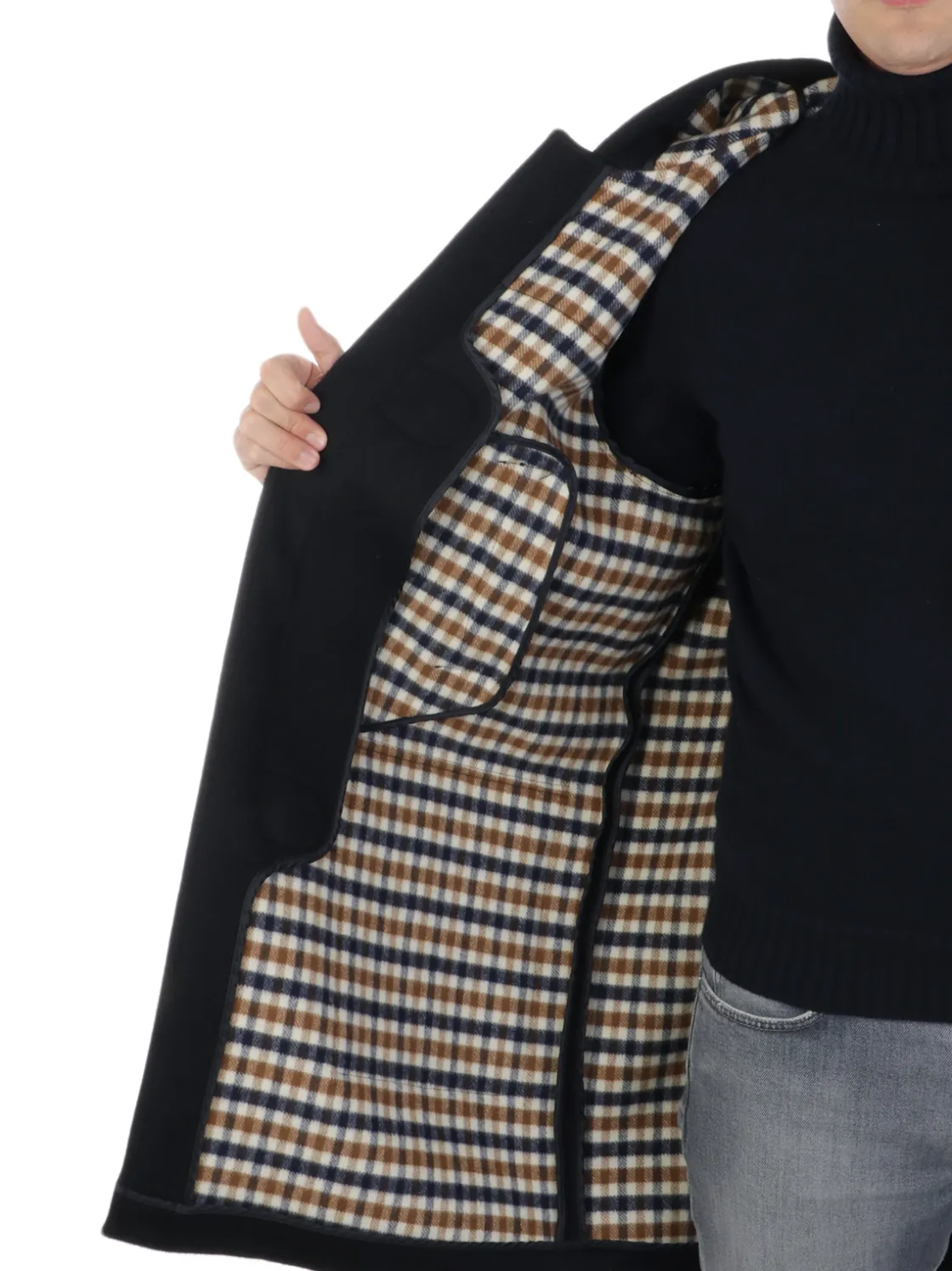 Aquascutum | Duffle Coat Uomo in Lana>Uomo Cappotti E Trench