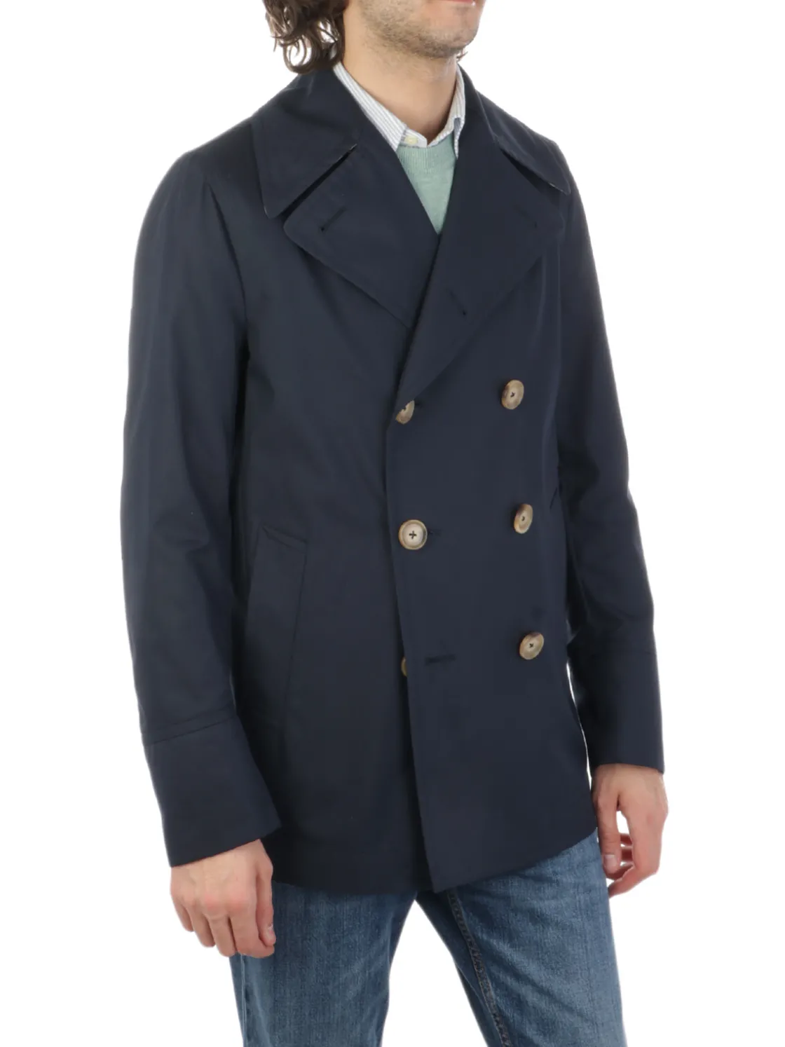 Aquascutum | Peacoat Uomo in Cotone>Uomo Giubbotti E Piumini
