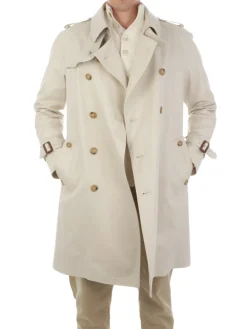 Aquascutum | Trench Doppiopetto Uomo in Cotone><noscript><img width=