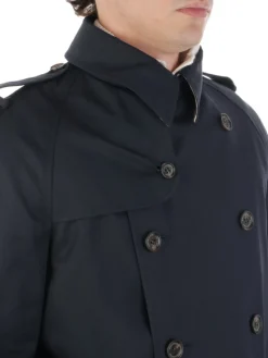 Aquascutum | Trench Doppiopetto Uomo in Cotone><noscript><img width=