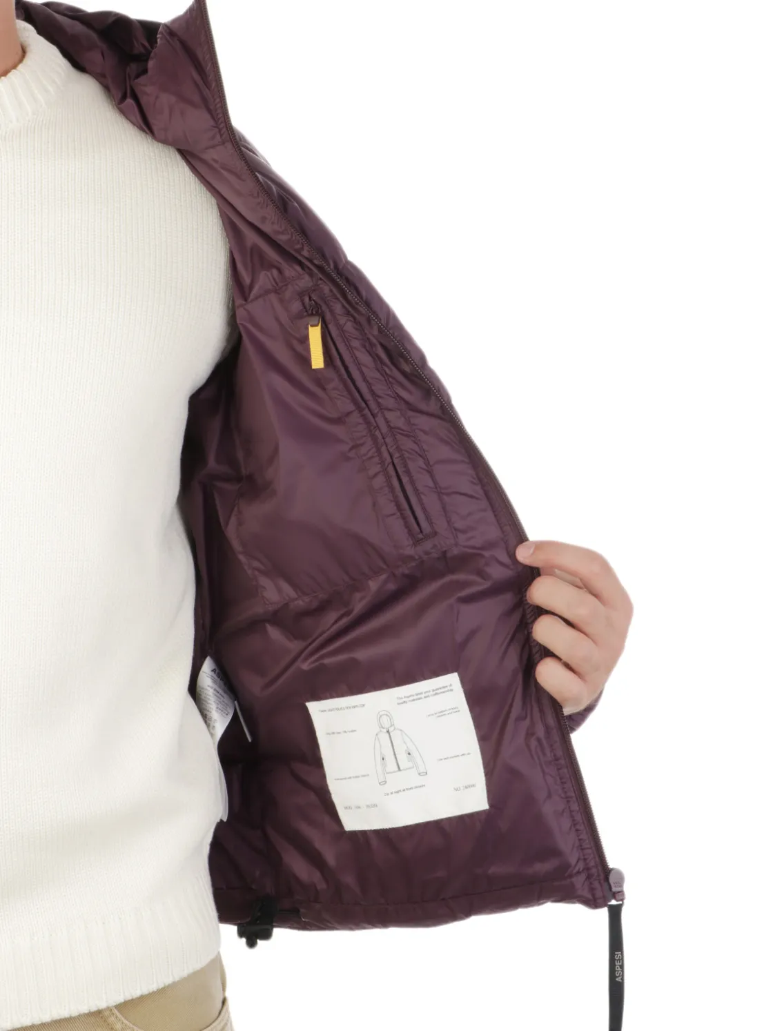 Aspesi | Bomber Uomo Imbottito in Nylon>Uomo Giubbotti E Piumini