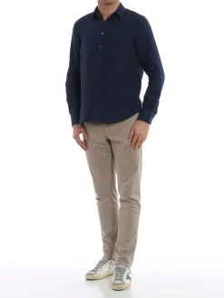 Aspesi | Camicia Uomo in Lino 3 Bottoni>Uomo Camicie