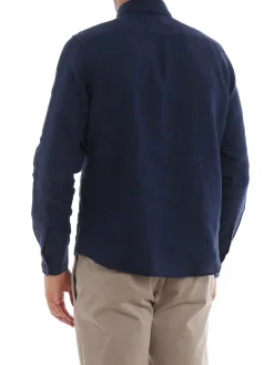 Aspesi | Camicia Uomo in Lino 3 Bottoni><noscript><img width=
