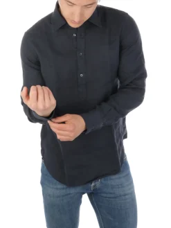 Aspesi | Camicia Uomo in Lino 3 Bottoni>Uomo Camicie