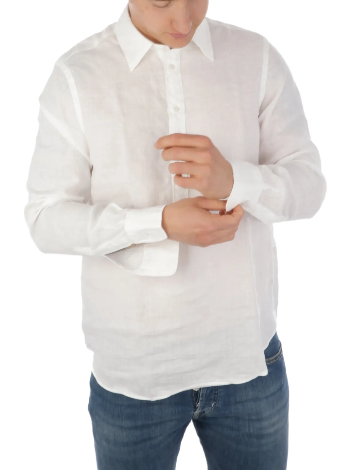 Aspesi | Camicia Uomo in Lino 3 Bottoni>Uomo Camicie