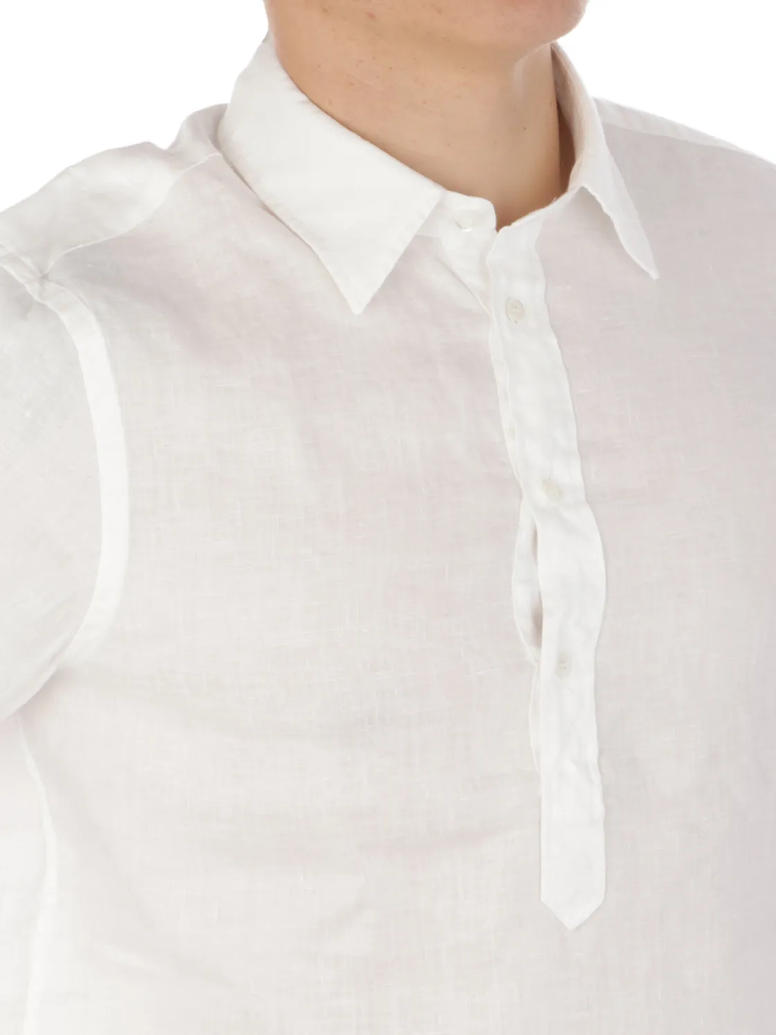 Aspesi | Camicia Uomo in Lino 3 Bottoni>Uomo Camicie