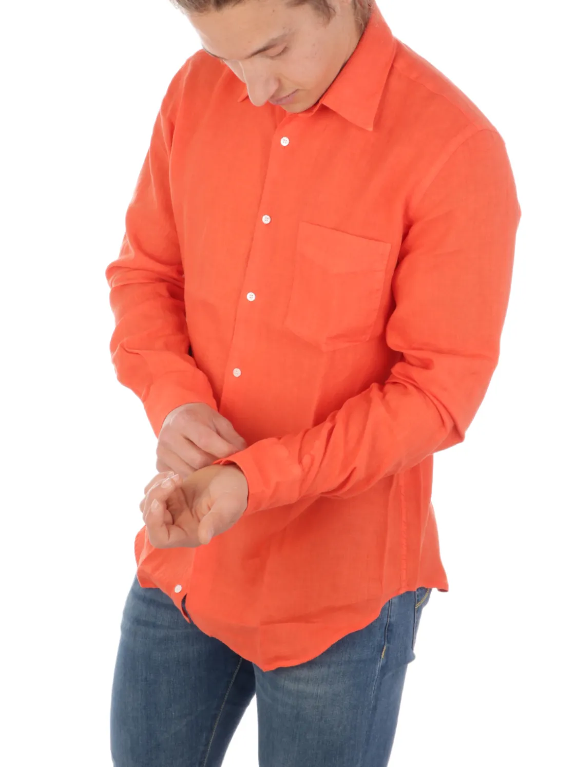 Aspesi | Camicia Uomo Mod. Sedici in Lino>Uomo Camicie