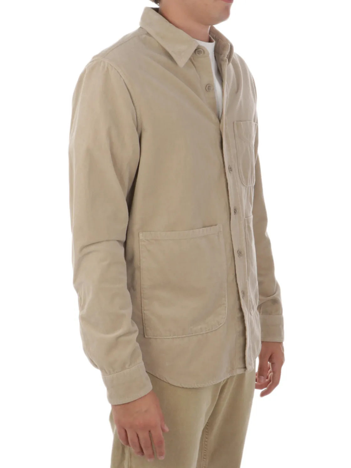 Aspesi | Overshirt Uomo in Velluto di Cotone>Uomo Camicie