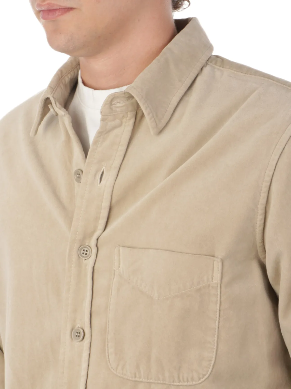 Aspesi | Overshirt Uomo in Velluto di Cotone>Uomo Camicie