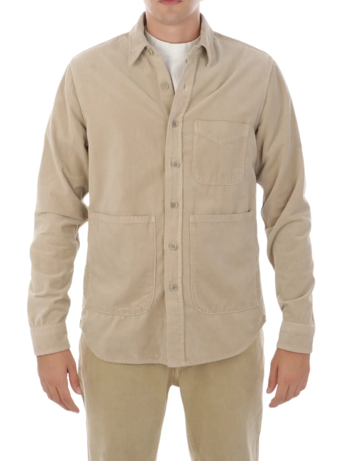 Aspesi | Overshirt Uomo in Velluto di Cotone>Uomo Camicie