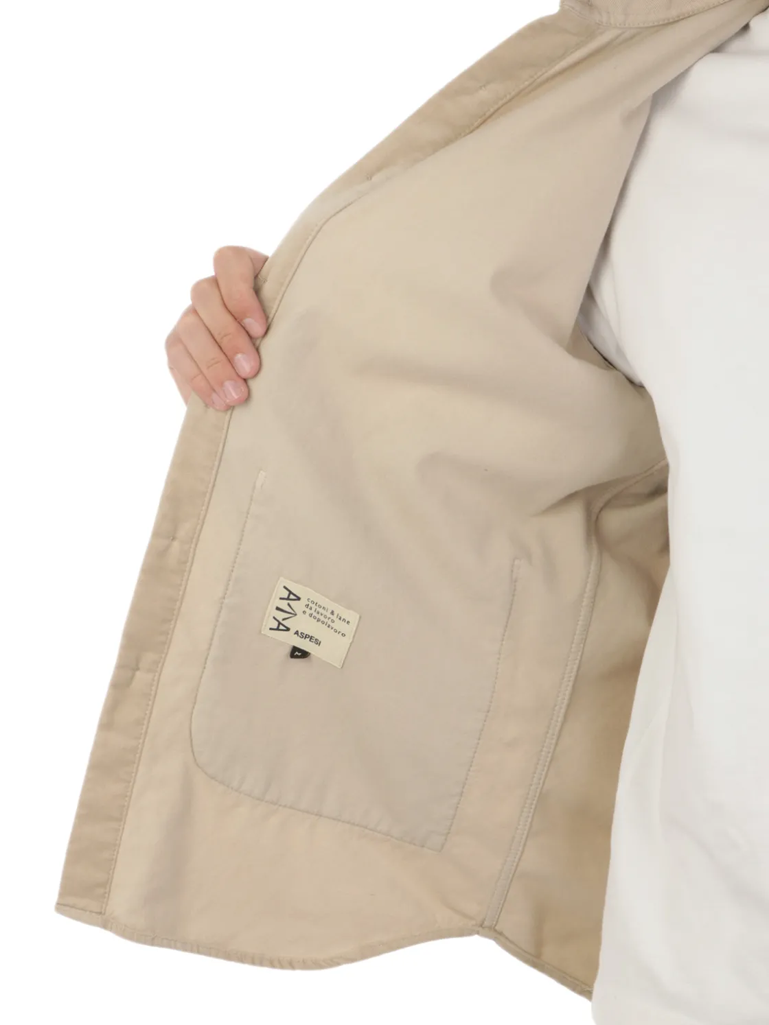 Aspesi | Overshirt Uomo in Velluto di Cotone>Uomo Camicie