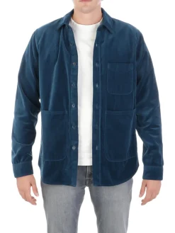 Aspesi | Overshirt Uomo in Velluto di Cotone><noscript><img width=