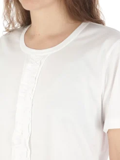 Aspesi | T-Shirt Donna Svasata con Rouches><noscript><img width=