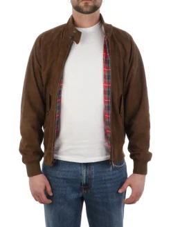Baracuta | Giacca G9 in Pelle Scamosciata><noscript><img width=