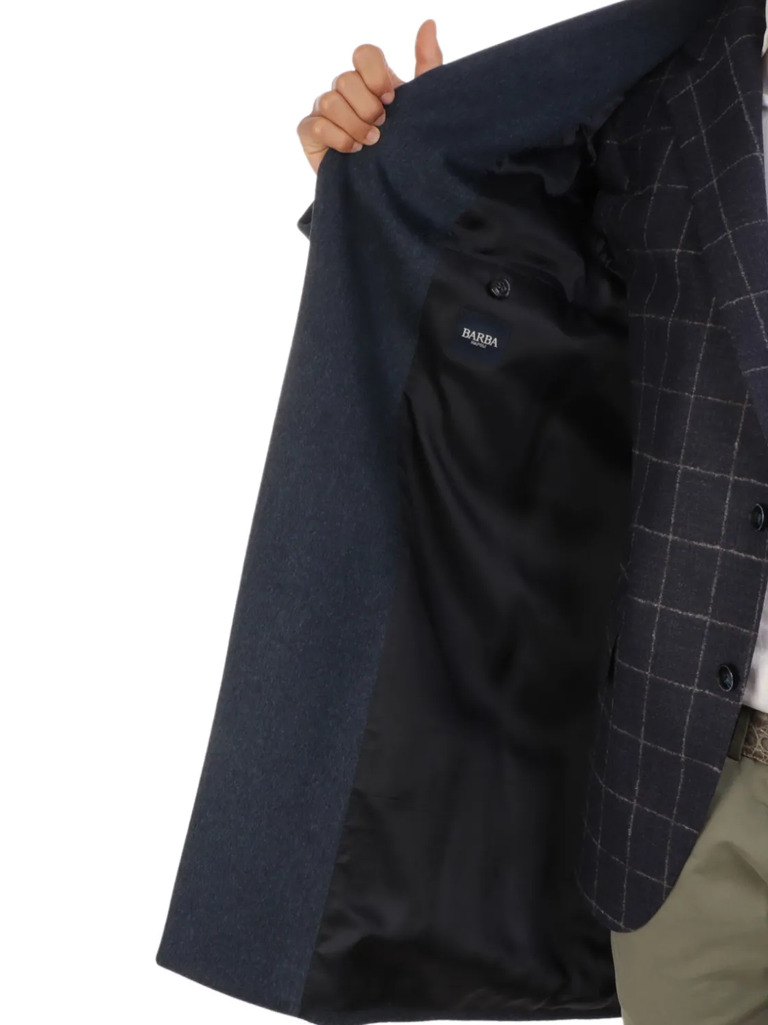 Barba | Cappotto Uomo Bata in Lana Vergine>Uomo Cappotti E Trench