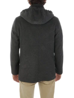 Barba | Cappotto Uomo Snow in Lana e Cashmere>Uomo Giubbotti E Piumini