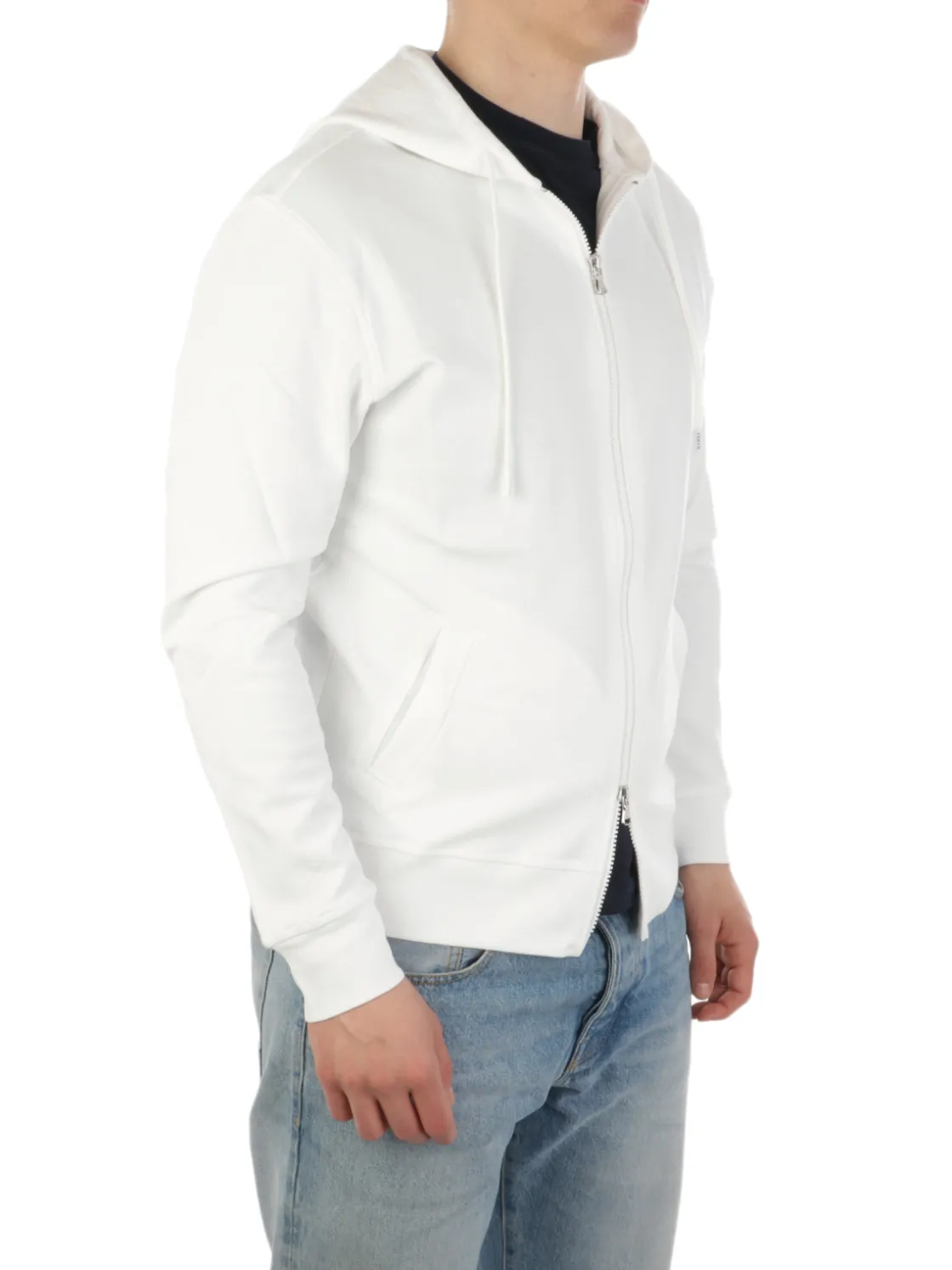 Barba | Felpa Uomo Full Zip in Cotone>Uomo Felpe