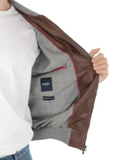 Barba | Giacca in Pelle Uomo><noscript><img width=