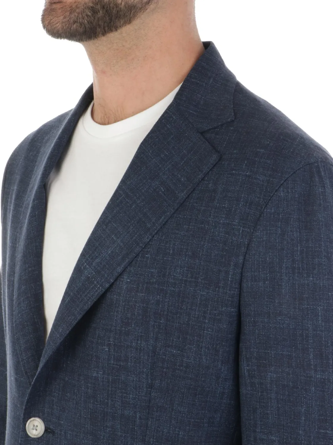 Barba | Giacca Uomo Easy in Lana e Seta>Uomo Blazer E Giacche