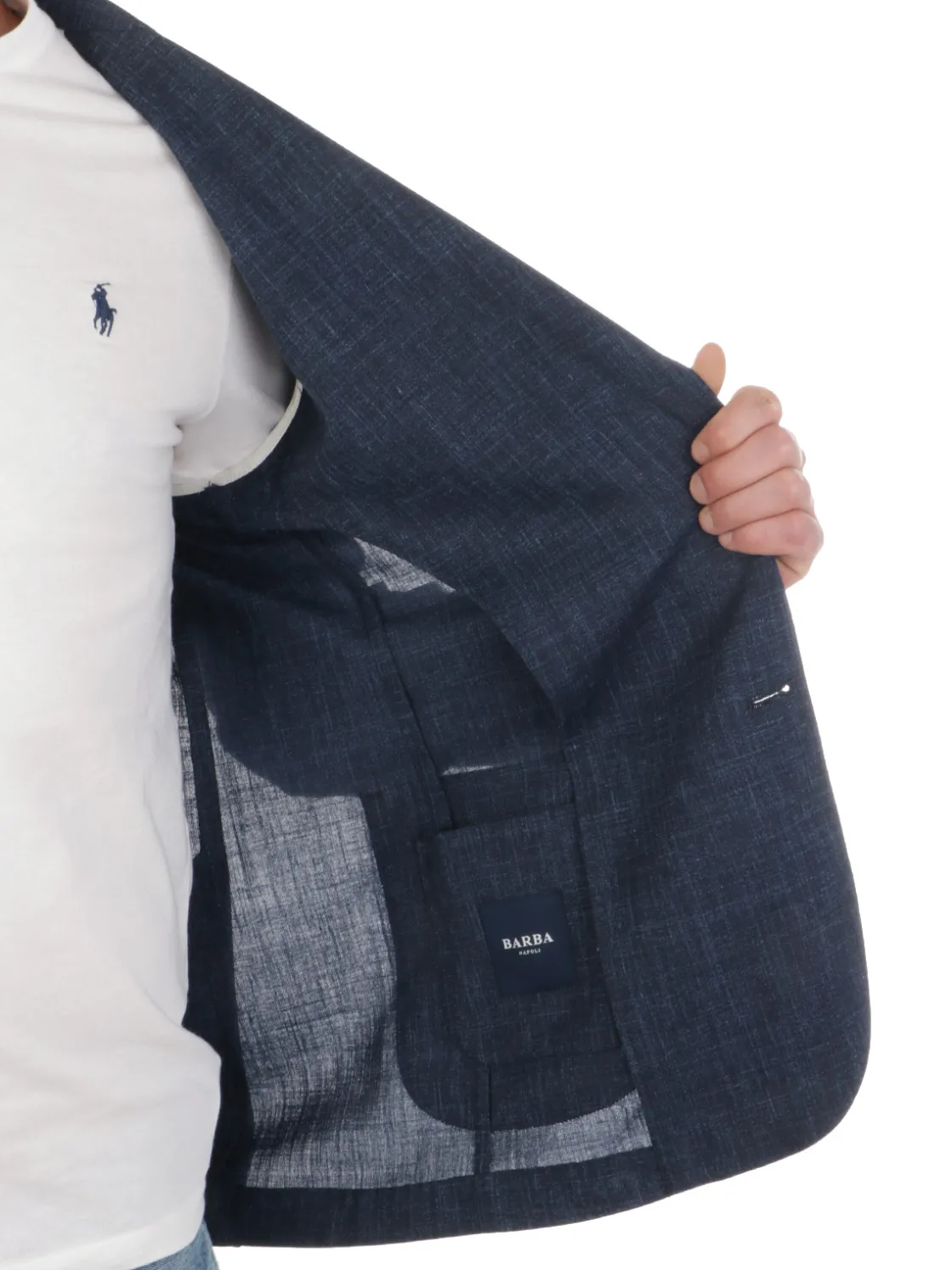 Barba | Giacca Uomo Easy in Lana e Seta>Uomo Blazer E Giacche