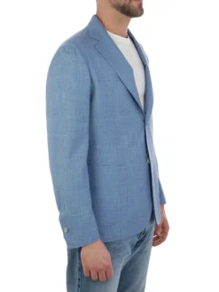 Barba | Giacca Uomo Easy in Lana e Seta>Uomo Blazer E Giacche