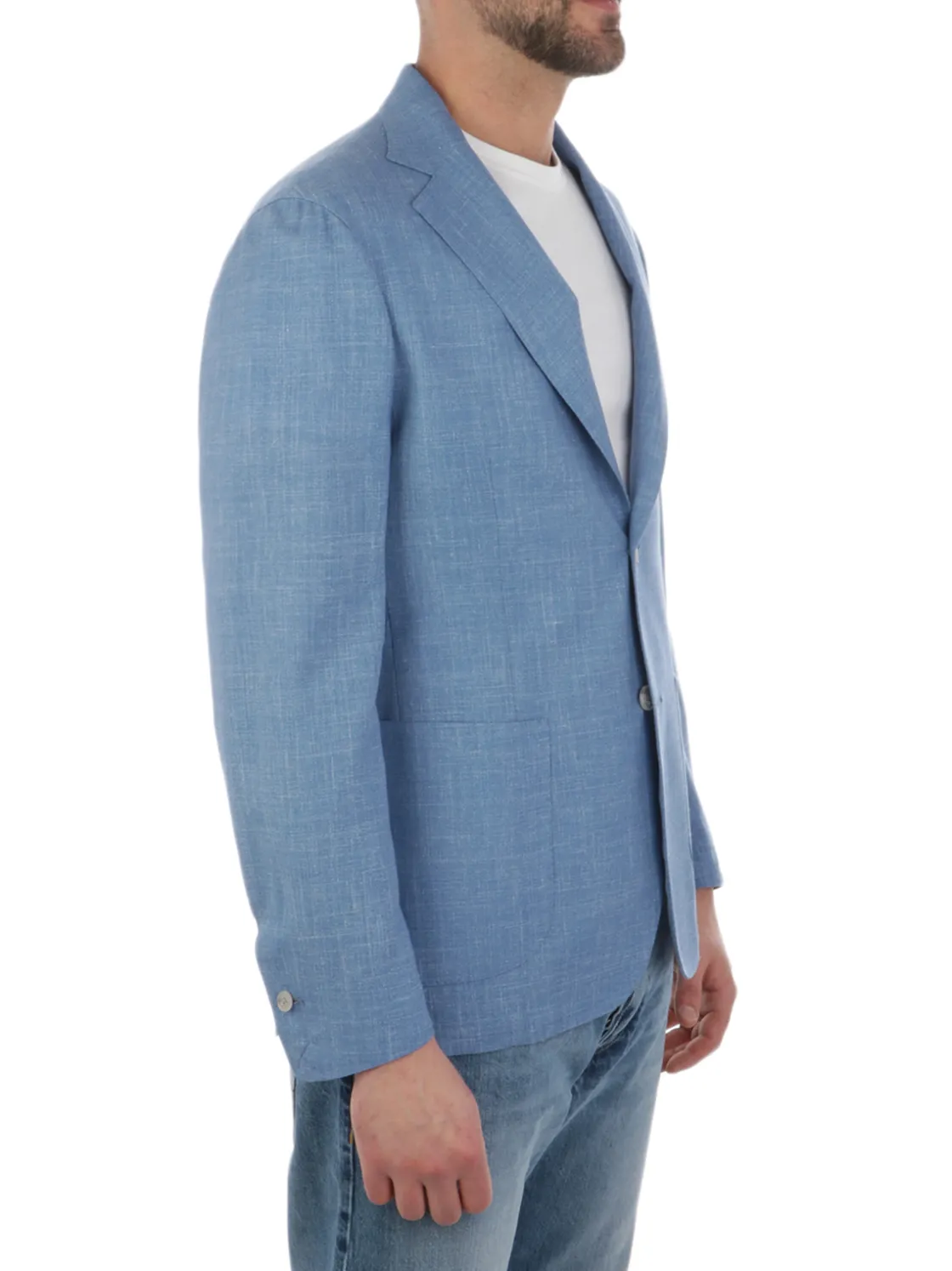 Barba | Giacca Uomo Easy in Lana e Seta>Uomo Blazer E Giacche