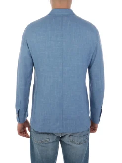 Barba | Giacca Uomo Easy in Lana e Seta>Uomo Blazer E Giacche