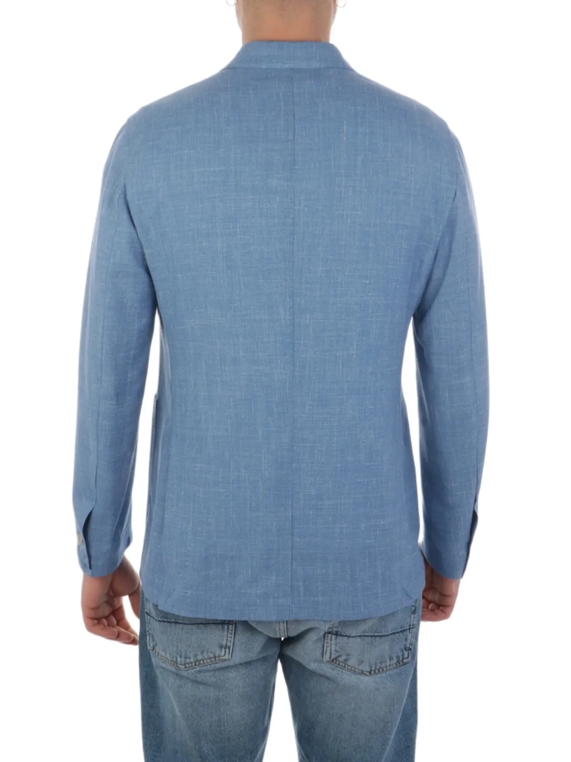 Barba | Giacca Uomo Easy in Lana e Seta>Uomo Blazer E Giacche