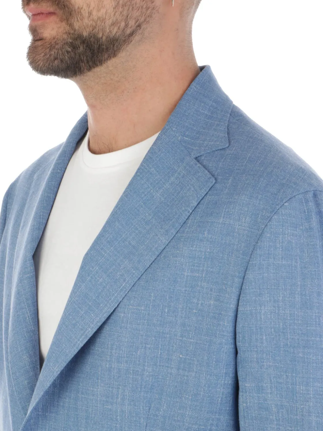 Barba | Giacca Uomo Easy in Lana e Seta>Uomo Blazer E Giacche