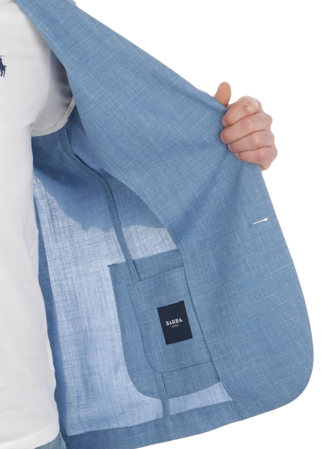 Barba | Giacca Uomo Easy in Lana e Seta>Uomo Blazer E Giacche