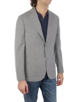 Barba | Giacca Uomo Easy In Lana Stretch>Uomo Blazer E Giacche