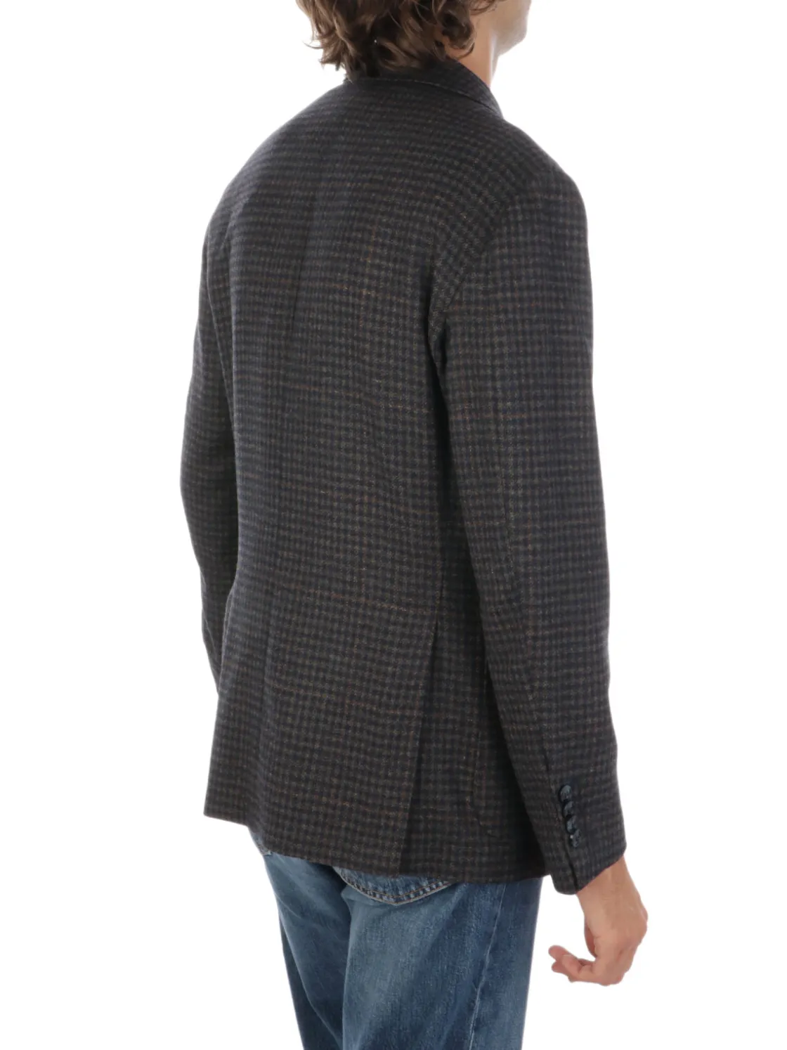 Barba | Giacca Uomo in Lana e Cashmere Pied de Poule>Uomo Blazer E Giacche