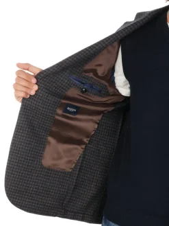 Barba | Giacca Uomo in Lana e Cashmere Pied de Poule><noscript><img width=
