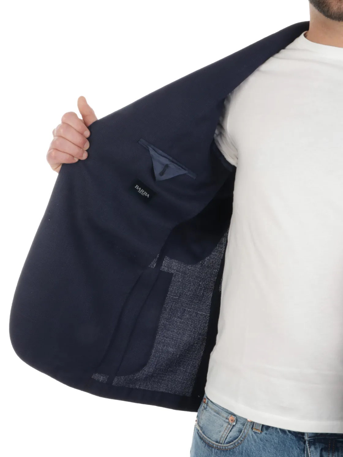 Barba | Giacca Uomo Jimmy in Lana Vergine>Uomo Blazer E Giacche