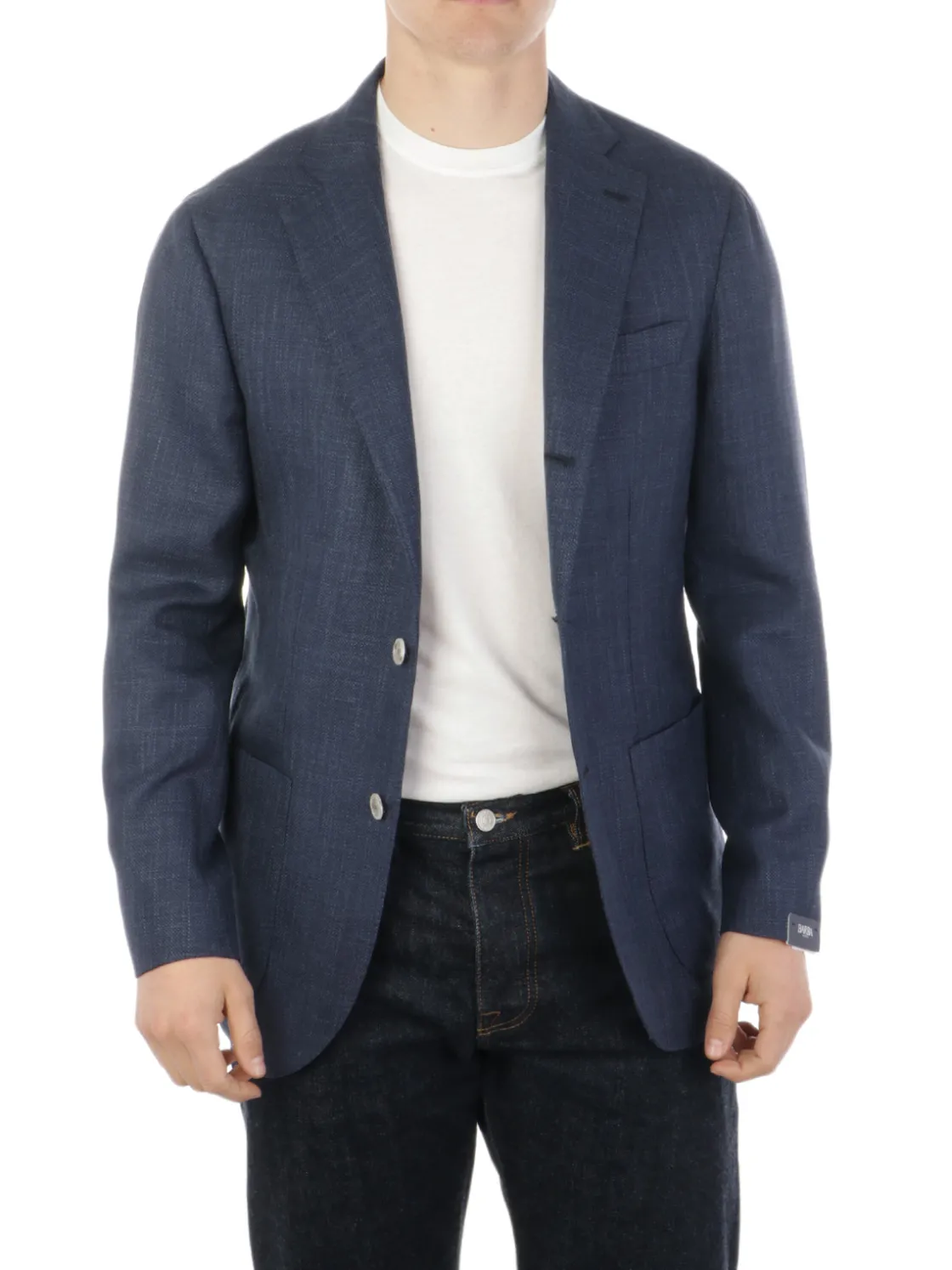 Barba | Giacca Uomo Jimmy in Lana Seta e Lino>Uomo Blazer E Giacche