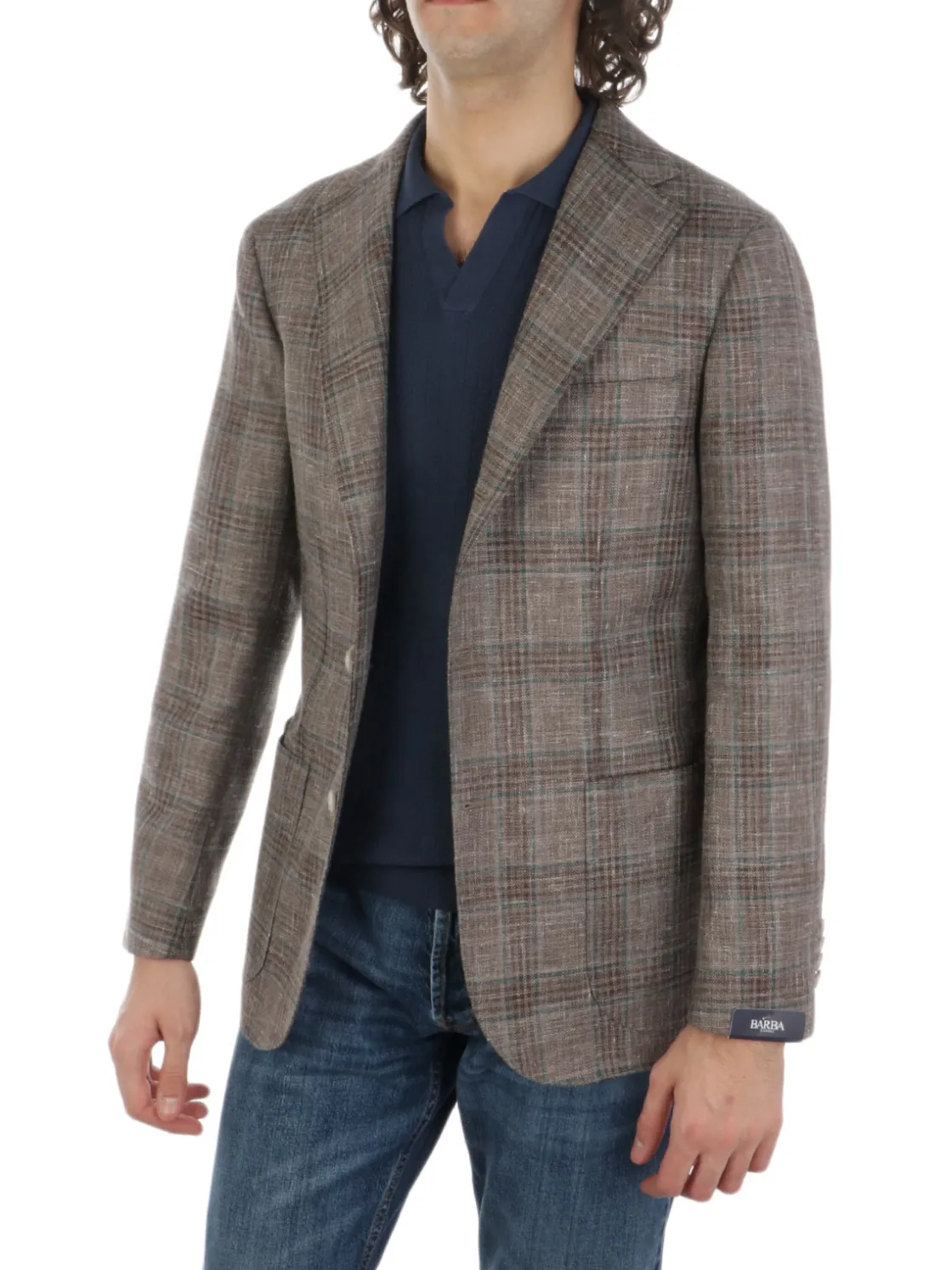 Barba | Giacca Uomo Jimmy In Lana E Seta>Uomo Blazer E Giacche